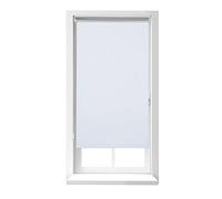 Relaxdays Blackout Blind, Thermal Roller Curtain, No Drill, Attach with Clamps, 80x220cm Length, 76cm Width, PVC, White, 220 x 80 x 6.5