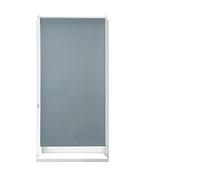 Relaxdays Blackout Roller Blind Grey with Heat Protection, Thermal Blind, No Drilling Required, Side Pull Blind, Klemmfix, Various sizes, 70x210cm