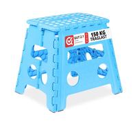 Relaxdays Blue Folding Step Stool