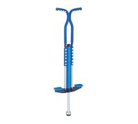 Relaxdays Pogo Children, Jumping Stick up to 60 kg, Padded, Outdoor Kids Game, Non-Slip, Stainless Steel, Blue, Plastic, Foam, 103 x 29 x 6 cm