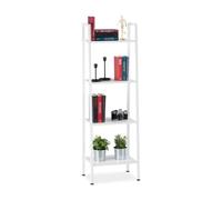 Relaxdays Bookcase with 4 Shelves