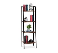 Relaxdays Bookcase with 4 Shelves