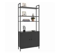 Relaxdays Bookcase with storage unit
