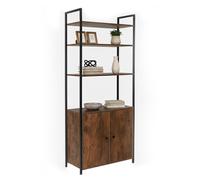 Relaxdays Bookcase with storage unit