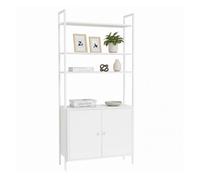 Relaxdays Bookcase with storage unit