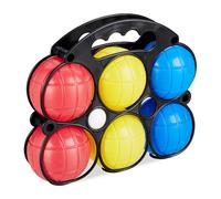 Relaxdays Boules Set with 6 Balls