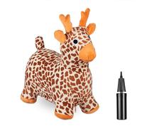 Bouncy animal Inflatable Giraffe Soft Fur 1.5 kg Bouncy Hopper Giraffe Bouncer