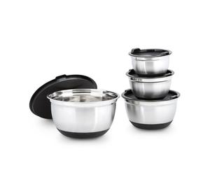 Relaxdays BOWLY bowl set with lid