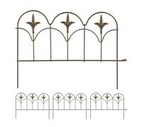 Relaxdays Bronze Decorative Flower Bed Edging