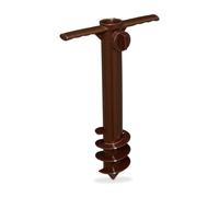 Relaxdays Brown Parasol Screw-in Holder