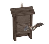 Relaxdays Brown Pine Wood Bat Box