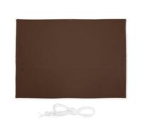 Relaxdays Brown shade sail rectangular