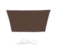 Relaxdays Brown Trapeze Shade Sail