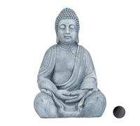 Relaxdays Buddha Figurine Ceramic 50 cm