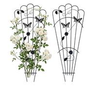 Relaxdays Butterfly trellis, 2 pcs