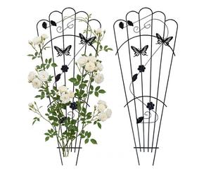 Relaxdays Butterfly trellis, 2 pcs