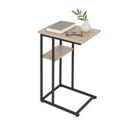 Relaxdays C-table with 2 shelves