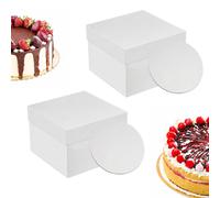 Relaxdays Cake box set with boards