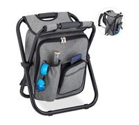 Relaxdays Camping Stool with Carrying Straps
