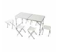 Relaxdays Camping table & 4 stools