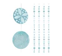 Relaxdays Capiz Garland Set of 4