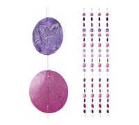 Relaxdays Capiz Garland Set of 4