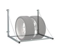 Relaxdays Wall-Mounted Tyre Rack