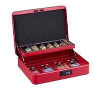 Relaxdays Cash box with number combination