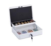 Relaxdays Cash box with coin counting board