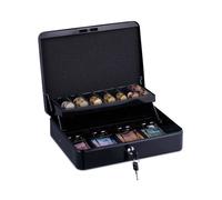 Relaxdays Cash box with coin counting board