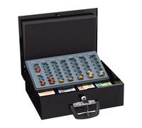 Relaxdays Cash Box with Coin Counting Board