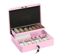 Relaxdays Cash Box with Coin Counting Board