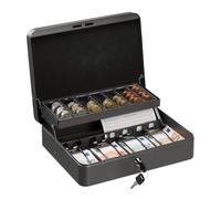 Relaxdays Cash Box with Coin Counting Board