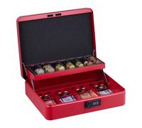 Relaxdays Cash box with number combination