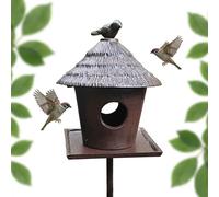 Relaxdays Cast-iron bird feeder on stand