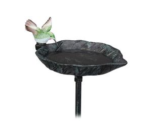 Relaxdays Cast Iron Birdbath with Stake