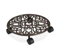 Relaxdays Cast Iron Plant Roller