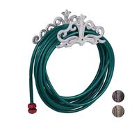 Relaxdays Cast Iron Wall-Mount Hose Reel