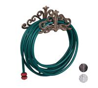 Relaxdays Cast Iron Wall-Mount Hose Reel