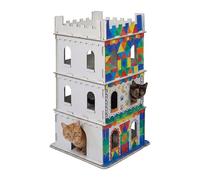 Relaxdays XL cardboard cat den