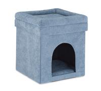Relaxdays Cat Cave Stool in Grey