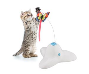 Relaxdays Cat Toy with Butterfly
