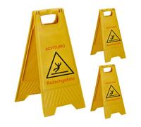 Relaxdays Caution: Slippery Floor Sign Set of 3