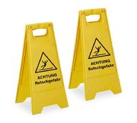 Relaxdays Caution: Wet Floor Sign, 2-pack