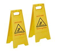 Relaxdays Caution: Wet Floor Sign, Set of 2