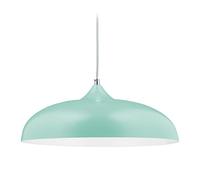 Relaxdays Ceiling Light, Hanging Lamp, H x D 137 X 34 cm, Metal, E27 Socket, Green