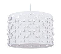 Relaxdays Ceiling Light, Hanging Lamp, H x D 145 X 32 cm, Paper Lampshade, Bedroom & Living Room, White