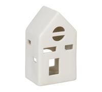 Relaxdays Ceramic Tealight Cover, House