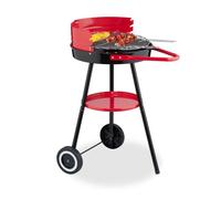 Relaxdays Charcoal Barbecue with Wheels Ø 42 cm