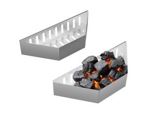 Relaxdays Charcoal baskets for kettle grill, 2 pcs